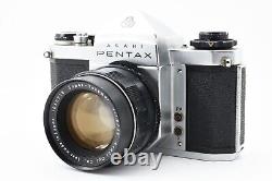 Exc+ Asahi Pentrax SV Film Camera Super Takumar 55mm F/1.8 Early Model Lens #92