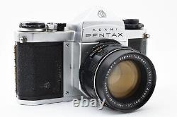 Exc+ Asahi Pentrax SV Film Camera Super Takumar 55mm F/1.8 Early Model Lens #92