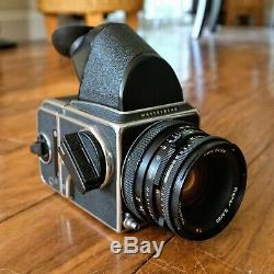 Exc+ Hasselblad 500cm Camera 80mm Cf T Lens A12 Acute Matte Focusing Screen