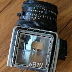 Exc+ Hasselblad 500cm Camera 80mm Cf T Lens A12 Acute Matte Focusing Screen