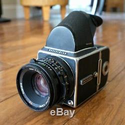 Exc+ Hasselblad 500cm Camera 80mm Cf T Lens A12 Acute Matte Focusing Screen