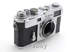 Exc++++ NIKON S3 Rangefinder Film Camera Nikkor-H 50mm f/2 Lens with case JAPAN