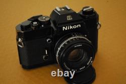 Exc +++ Nikon EL-2 film camera with50mm f/1.8 pancake lens