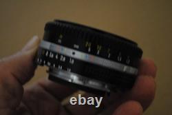 Exc +++ Nikon EL-2 film camera with50mm f/1.8 pancake lens