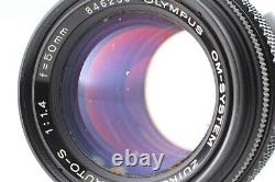 Exc Olympus OM-4 SLR Film Camera + G. ZUIKO AUTO-S 50mm F/1.4 Lens From JAPAN