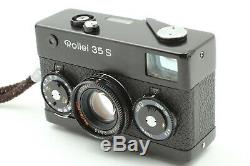 Exc+++++ROLLEI 35 S Black Film Camera / Sonnar 40mm f2.8 Lens from JAPAN