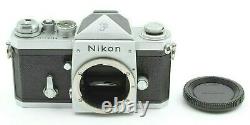 Excellent+5Nikon F Eye Level 35mm SLR Film Camera Silver Body From JAPAN #167