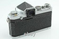 Excellent+5Nikon F Eye Level 35mm SLR Film Camera Silver Body From JAPAN #167