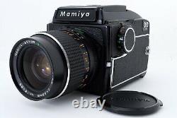 Excellent+5 MAMIYA M645 Sekor C 55mm f/2.8 Lens Waist Level Finder 120 Back Set