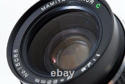 Excellent+5 MAMIYA M645 Sekor C 55mm f/2.8 Lens Waist Level Finder 120 Back Set