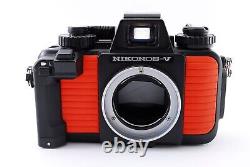 Excellent+5 Nikon NIKONOS V Orange Underwater Film Camera Strap Lens From JAPAN