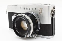 Excellent+5 Olympus Pen F 38mm f/1.8 Lens 35mm Half Frame Film Camera JAPAN