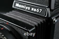 Excellent + MAMIYA RB67 Pro with Sekor C 127mm F/3.8 Lens Film Back Japan