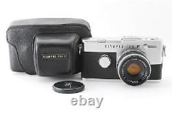 Excellent OLYMPUS PEN FV Film Camera + 38mm F/1.8 Lens withCase from Japan