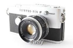 Excellent OLYMPUS PEN FV Film Camera + 38mm F/1.8 Lens withCase from Japan