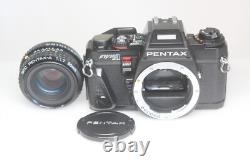 Excellent Pentax Program A Film Camera + SMC Pentax-A 50mm F/1.7 Lens From Japan