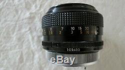 F1.2 55mm Fd Ssc Canon Film Camera Lens As New Prime Manual Focus 2 X Cap Japan