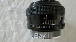 F1.2 55mm Fd Ssc Canon Film Camera Lens As New Prime Manual Focus 2 X Cap Japan