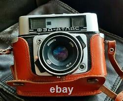 FED Atlas 11 Film Camera 35mm rangefinder cameras Industar-61 lens Vintage USSR