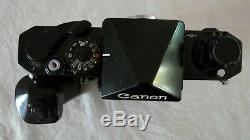 F-1 F1 Scarce Canon Film 35mm Camera P Winder No Lens Vintage Nice Used Works