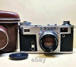 Film Camera 35mm Tested Kiev 4AM lens Jupiter-8M 2/50 vintage rangefinder USSR