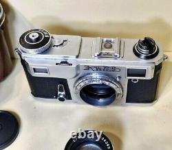 Film Camera 35mm Tested Kiev 4AM lens Jupiter-8M 2/50 vintage rangefinder USSR