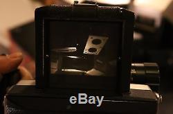 Film Tested Medium format camera Koni-Omegaflex M, lenses, viewfinders, film backs