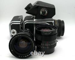 Film camera Kiev 88 TTL with lens Mc Volna-3 2.8/80 + 2 Lens