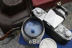 Film tested Miranda T 35mm film SLR Camera, 50mm, 135mm Lens Set