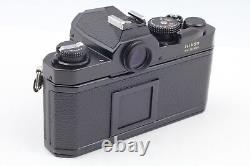 First Model MINT Nikon FM Black 35mm Film Camera Ai 50mm f1.8 Lens From JAPAN