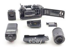 Flash Near MINT Nikon F4 F4S 35mm Film Camera SLR 28-80mm AF Lens From JAPAN