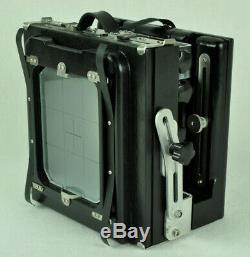 Folding camera 4x5 Large format + lens + 2 film holders Analog photography brass