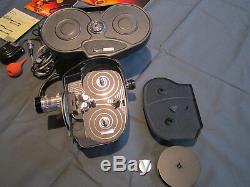 France Beaulieu R16 16mm Movie Camera Som Berthiot C-mount Lens, 200ft Mag