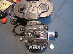 France Beaulieu R16 16mm Movie Camera Som Berthiot C-mount Lens, 200ft Mag