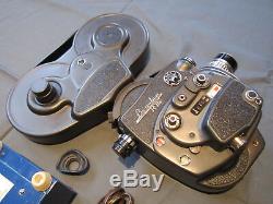 France Beaulieu R16 16mm Movie Camera Som Berthiot C-mount Lens, 200ft Mag