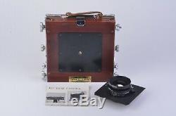 GORGEOUS IKEDA ANBA WOOD VIEW 4x5 FIELD CAMERA withNIKKOR 135mm F5.6 LENS, NICE