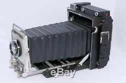 Graflex 4x5 Crown Graphic Special camera. Xenar 135/4.7 lens. (2) Film Holders