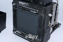 Graflex 4x5 Speed Graphic field camera. Optar 135mm /4.7 lens (2)Film Holders