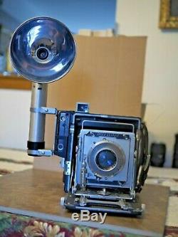 Graflex Speed Graphic 4x5 Film Camera Body with 152mm f4.5 Lens