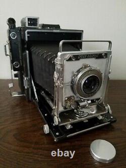 Graflex Speed Graphic 4x5 Press Camera Kodak Ektar 127mm f4.7 Lens Graflok WORKS