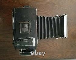 Graflex Speed Graphic 4x5 Press Camera Kodak Ektar 127mm f4.7 Lens Graflok WORKS