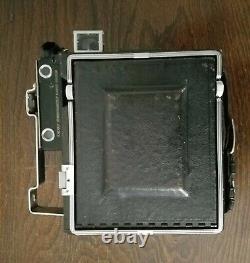 Graflex Speed Graphic 4x5 Press Camera Kodak Ektar 127mm f4.7 Lens Graflok WORKS