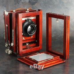 Gundlach Korona 5x7 Camera w B&L Protar Series VII 18 f12.5 Lens + 4x5 Back