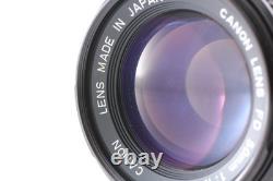 HOOD Near MINT Canon AE-1 35mm SLR Film Camera Black 50mm F1.4 Lens JAPAN
