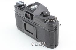 HOOD Near MINT Canon AE-1 35mm SLR Film Camera Black 50mm F1.4 Lens JAPAN