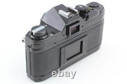 HOOD Near MINT Canon AE-1 35mm SLR Film Camera Black 50mm F1.4 Lens JAPAN