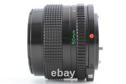 HOOD Near MINT Canon AE-1 35mm SLR Film Camera Black 50mm F1.4 Lens JAPAN