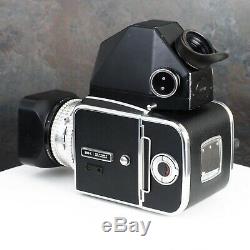 Hasselblad 500C Camera with 80mm F2.8 Planar Lens Metered Prism + A12 Back