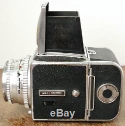 Hasselblad 500C Medium Format Film Camera + 80mm f/2.8 Lens + WLF + RFH