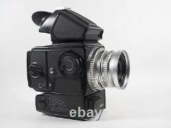 Hasselblad 500ELX Medium Format camera. With PME prism, lens Black w A12 Back